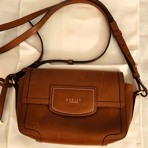 RADLEY LONDON Bags Radley London Brown Leather Crossbody Bag Poshmark